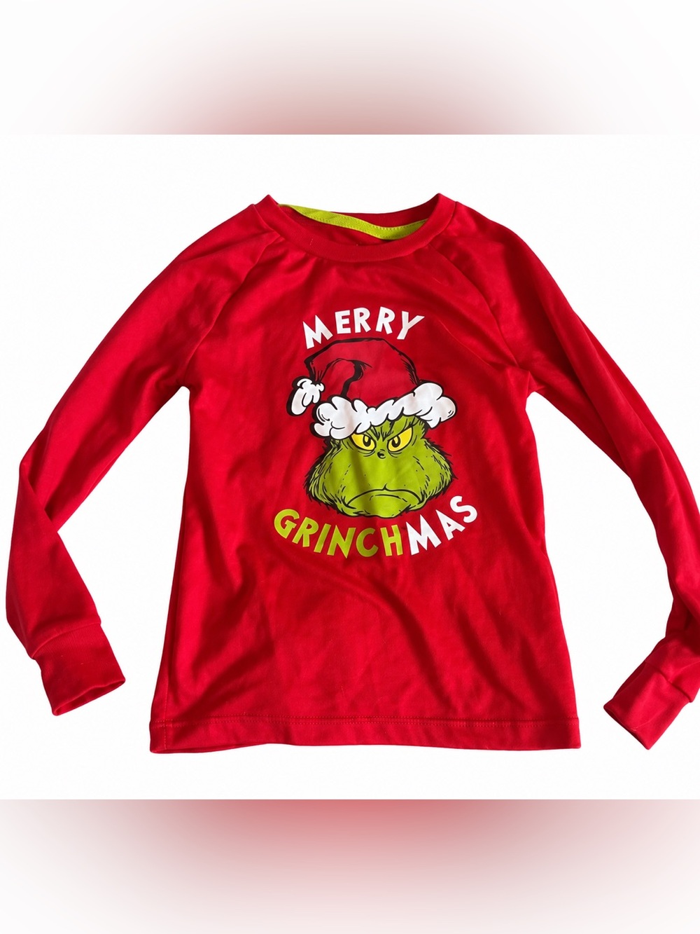 The Grinch by Dr Seuss kids Merry grinchmas sleep top